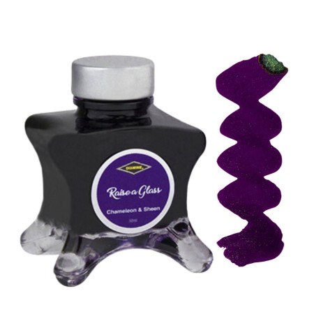 Diamine Inkvent Christmas Ink Bottle 50ml - Raise a Glass